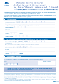 formulaire CERFA 8101 - L 'Assurance Maladie
